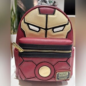 NWT Loungefly Marvel Iron Man Cosplay Mini Backpack
